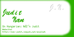 judit nan business card